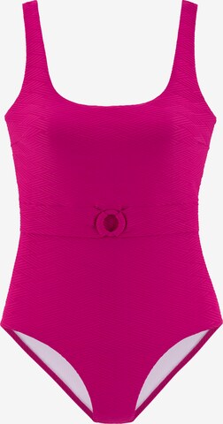 SUNSEEKER Bustier Badpak in Roze: voorkant