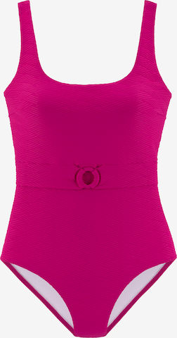 Bustier Maillot de bain SUNSEEKER en rose : devant