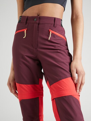 Regular Pantalon outdoor 'BRADLEY' ICEPEAK en rouge