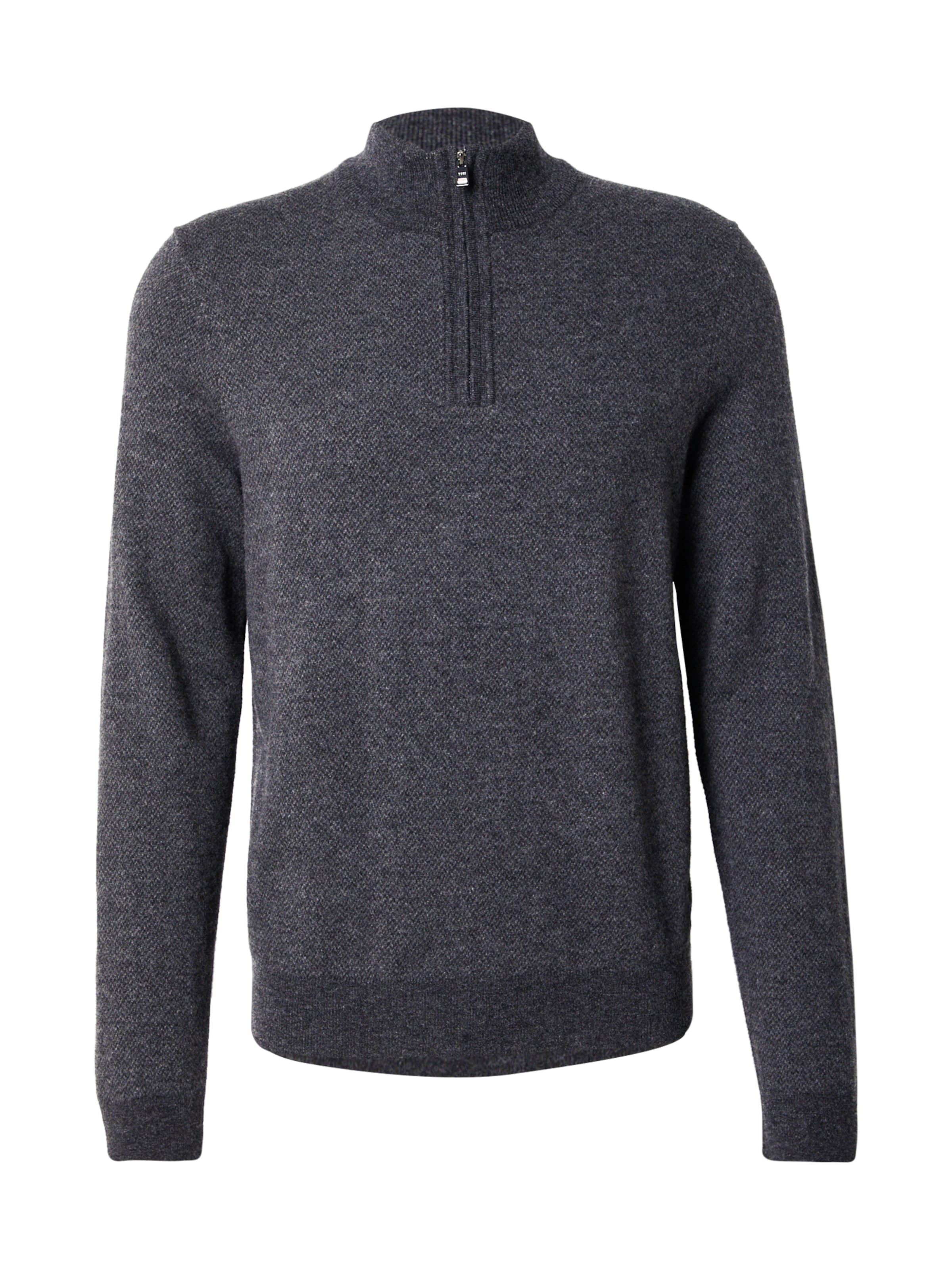 BOSS Svetr 'H-Hettore' – černá: přední strana