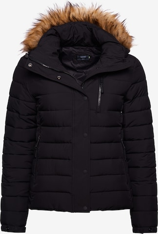 Superdry Winter Jacket in Black: front