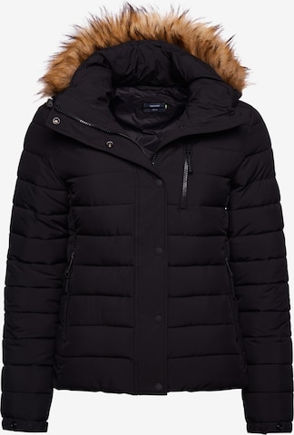 Veste d’hiver Superdry en noir : devant