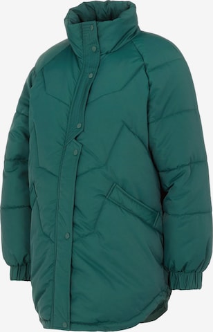 MAMALICIOUS Between-Season Jacket 'Erza' in Green: front