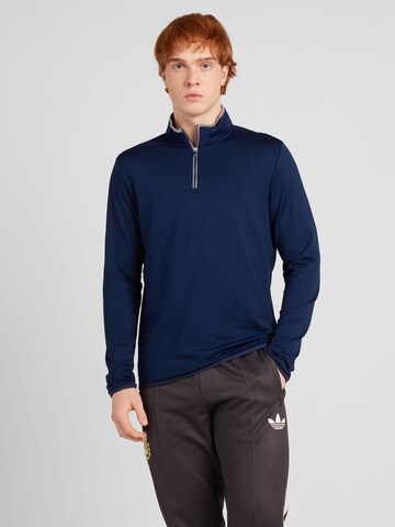 ADIDAS GOLF Funkční tričko – modrá: přední strana