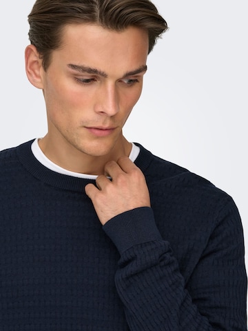 Only & Sons - Jersey 'ONSBerry' en azul