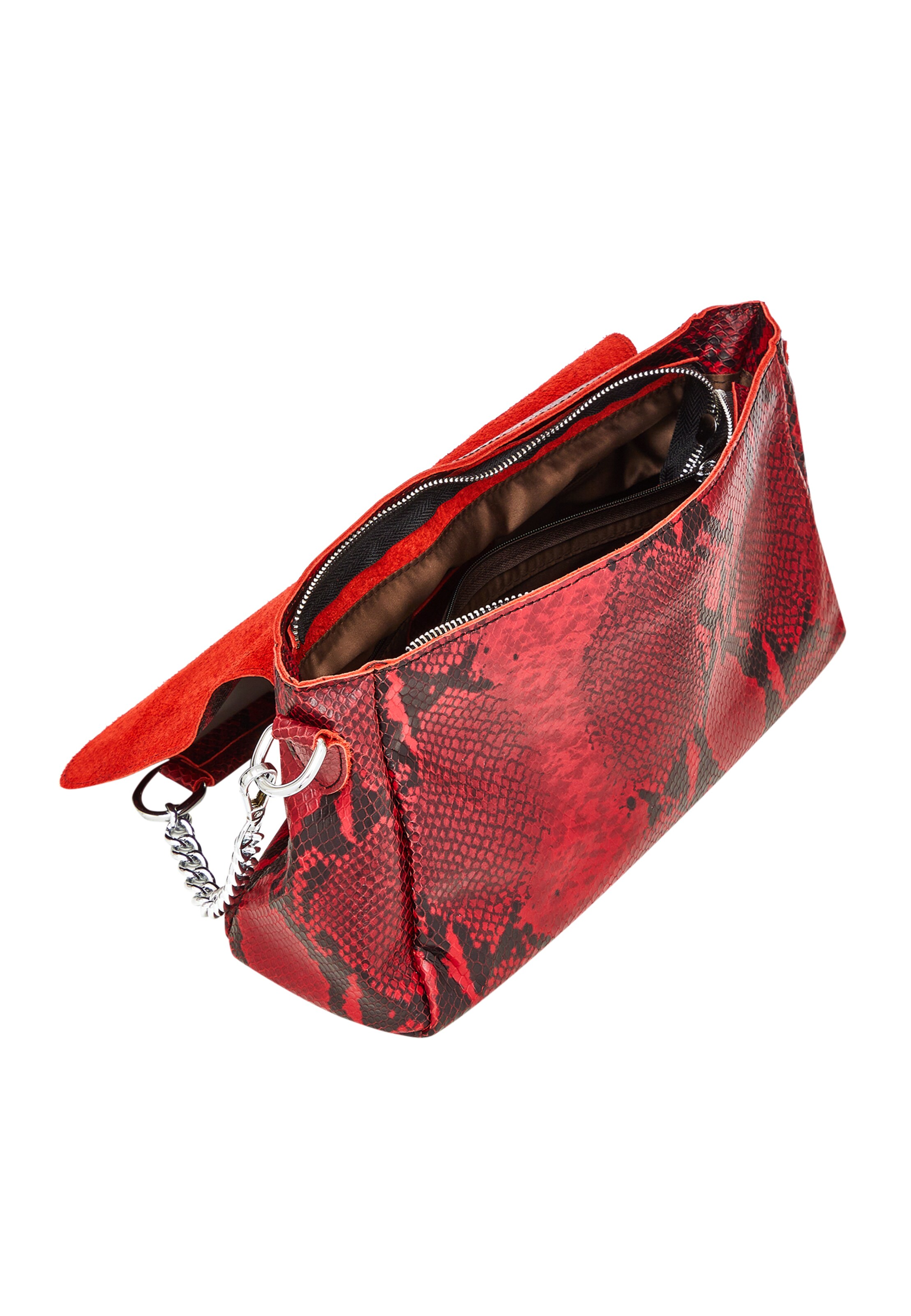 NAEMI - Mala de ombro em vermelho