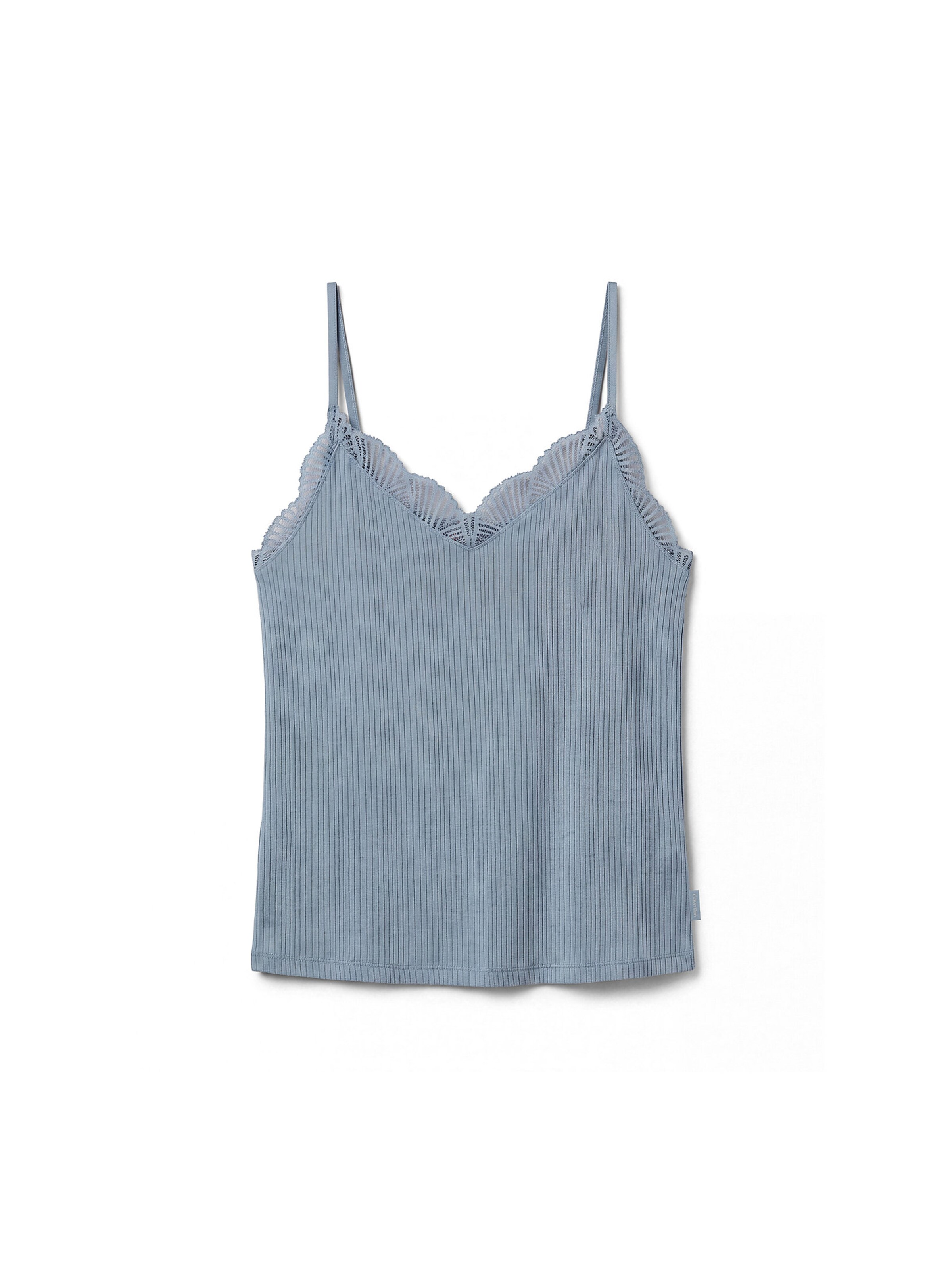 Calvin Klein Schlafshirt in Blau: Vorderseite