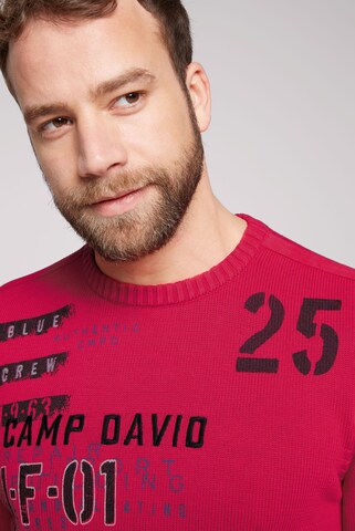 Pulover 'Shipyard' de la CAMP DAVID pe roșu