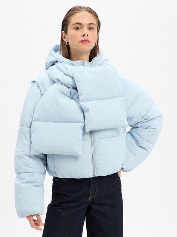 BOSS Übergangsjacke 'Polaia' in Blau: Vorderseite