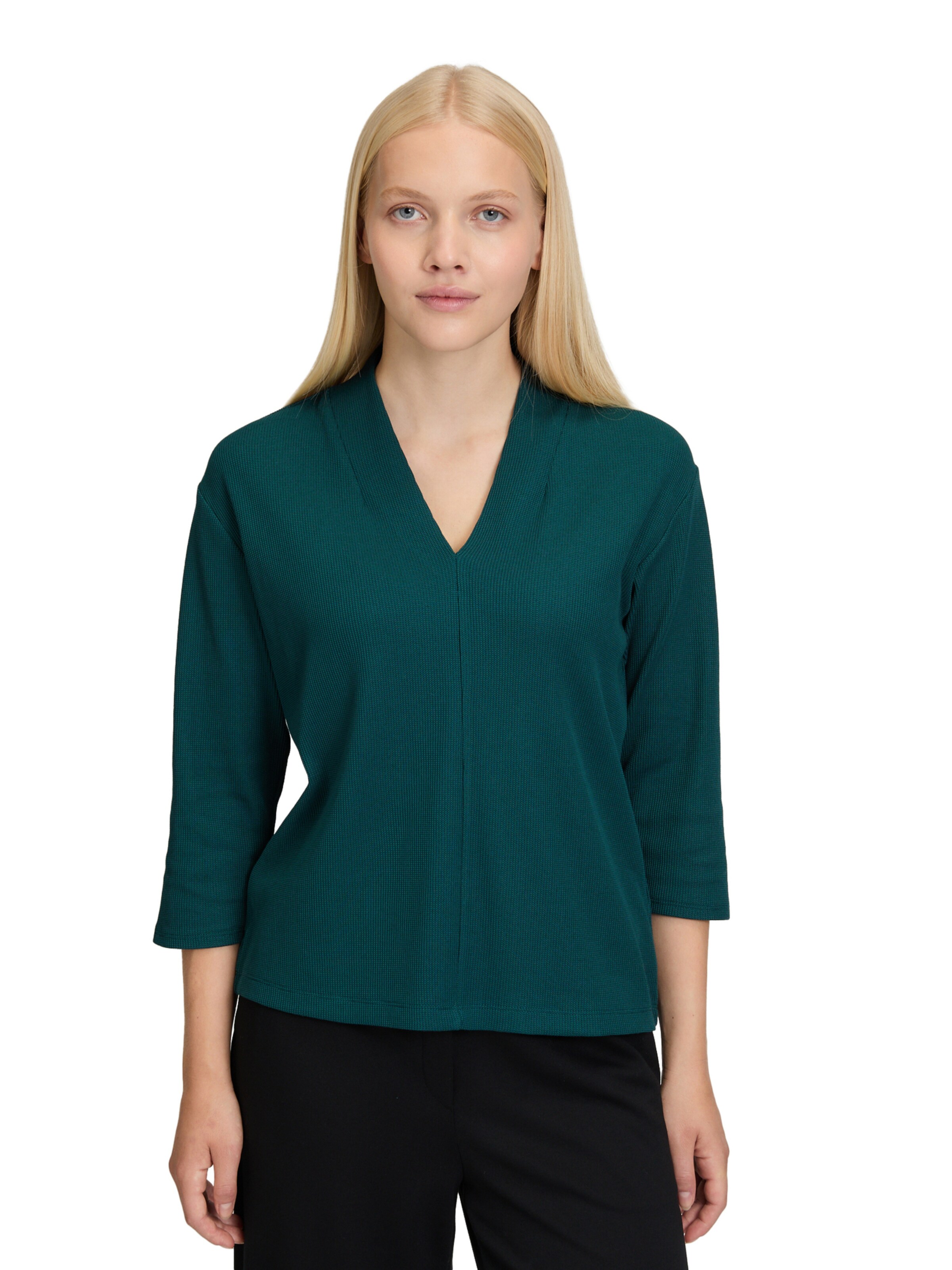 T-shirt Betty & Co en vert : devant