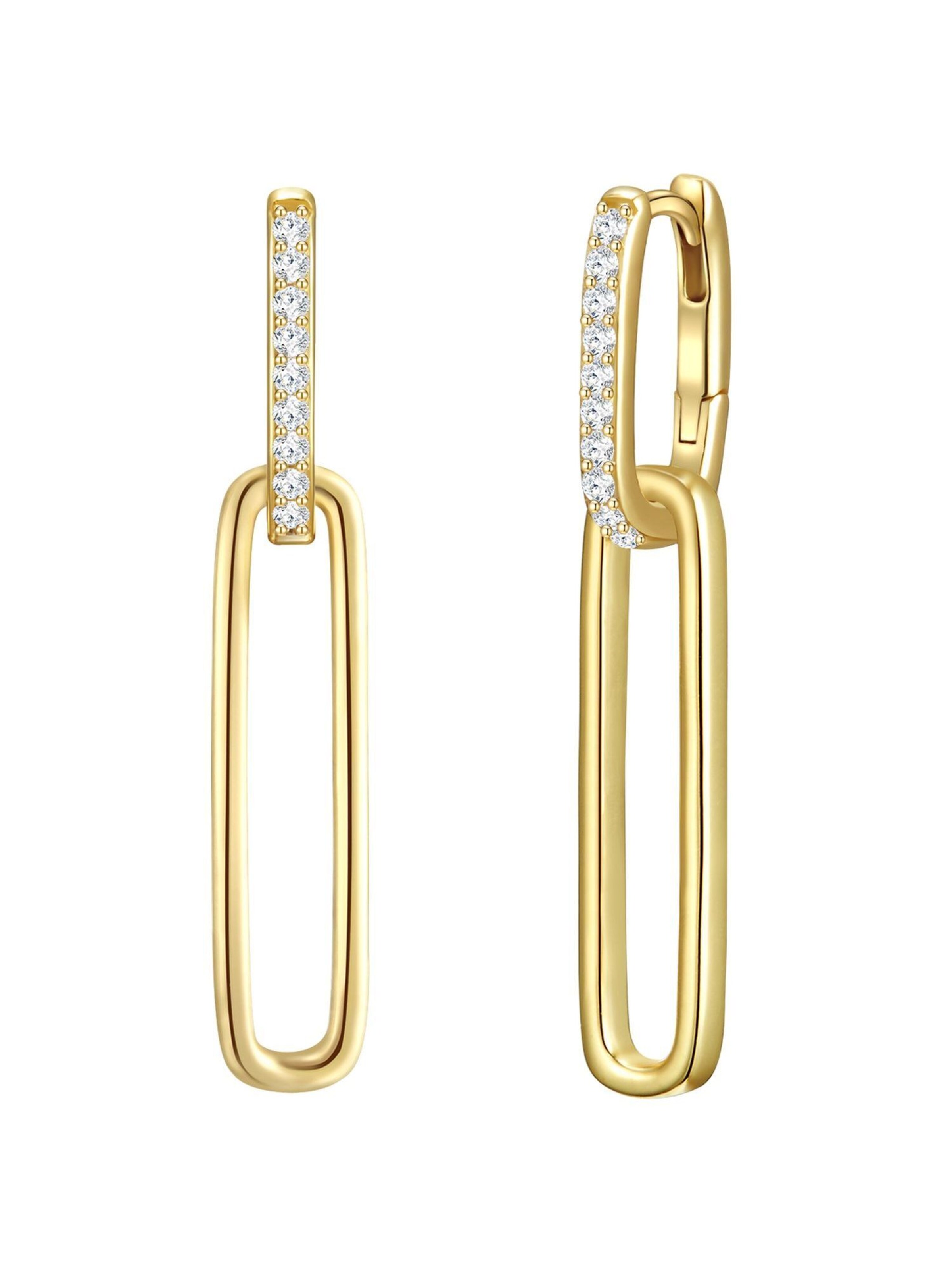 Glanzstücke München Ohrringe in Gold: Vorderseite