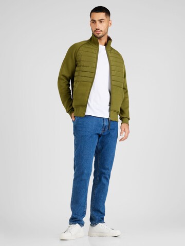 TOMMY HILFIGER - Sudadera con cremallera en verde