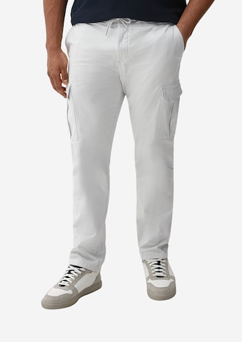 Regular Pantalon cargo s.Oliver en gris : devant