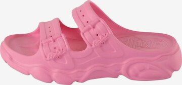 BUFFALO Huisschoenen ' Buffalo Cld Ari Slide Vegan Foam ' in Roze: voorkant