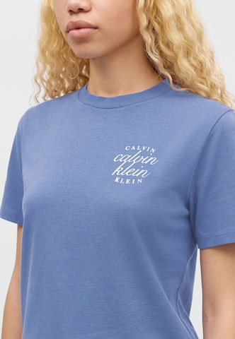 Calvin Klein Jeans Тениска 'CLASSIC' в лилав: отпред