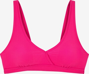 LASCANA Balconette Bikinitop in Roze: voorkant