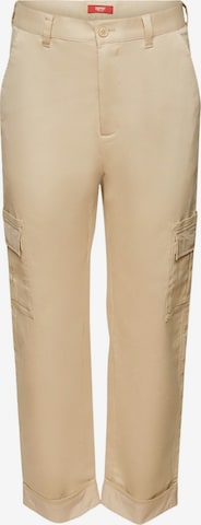 Pantalon cargo ESPRIT en beige : devant