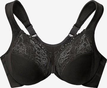 Soutien-gorge minimiseur GLAMORISE en noir : devant