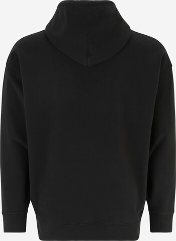Levi's® Big & Tall Sweatshirt 'Relaxed Graphic Hoodie' in Schwarz