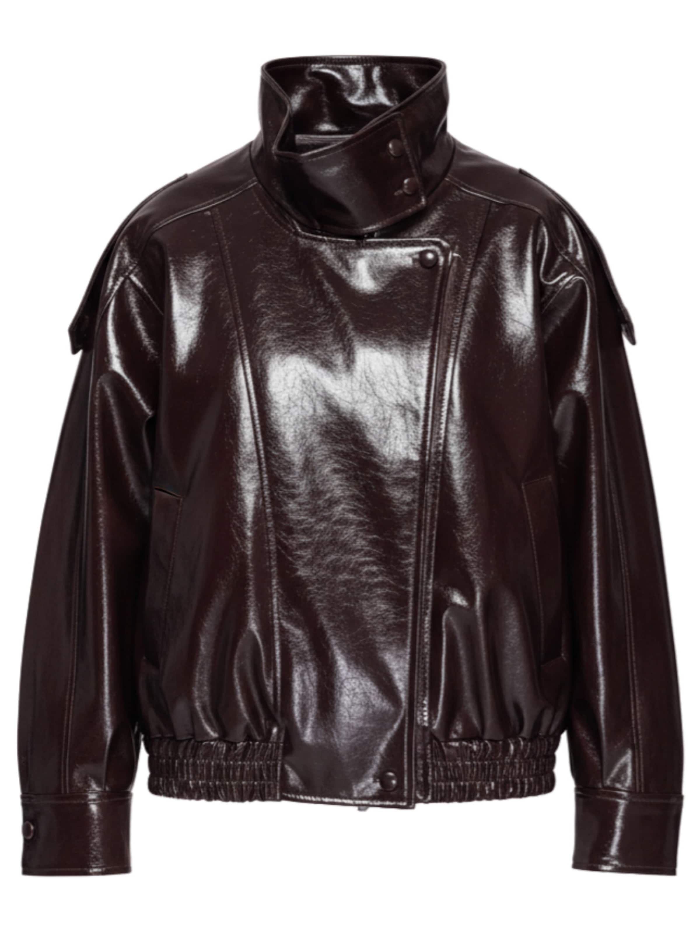 Ombre Tussenjas 'OW-JAFL-0103' in Bruin: voorkant