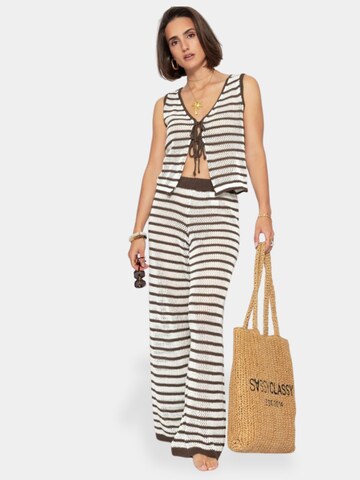 SASSYCLASSY Loose fit Trousers in White