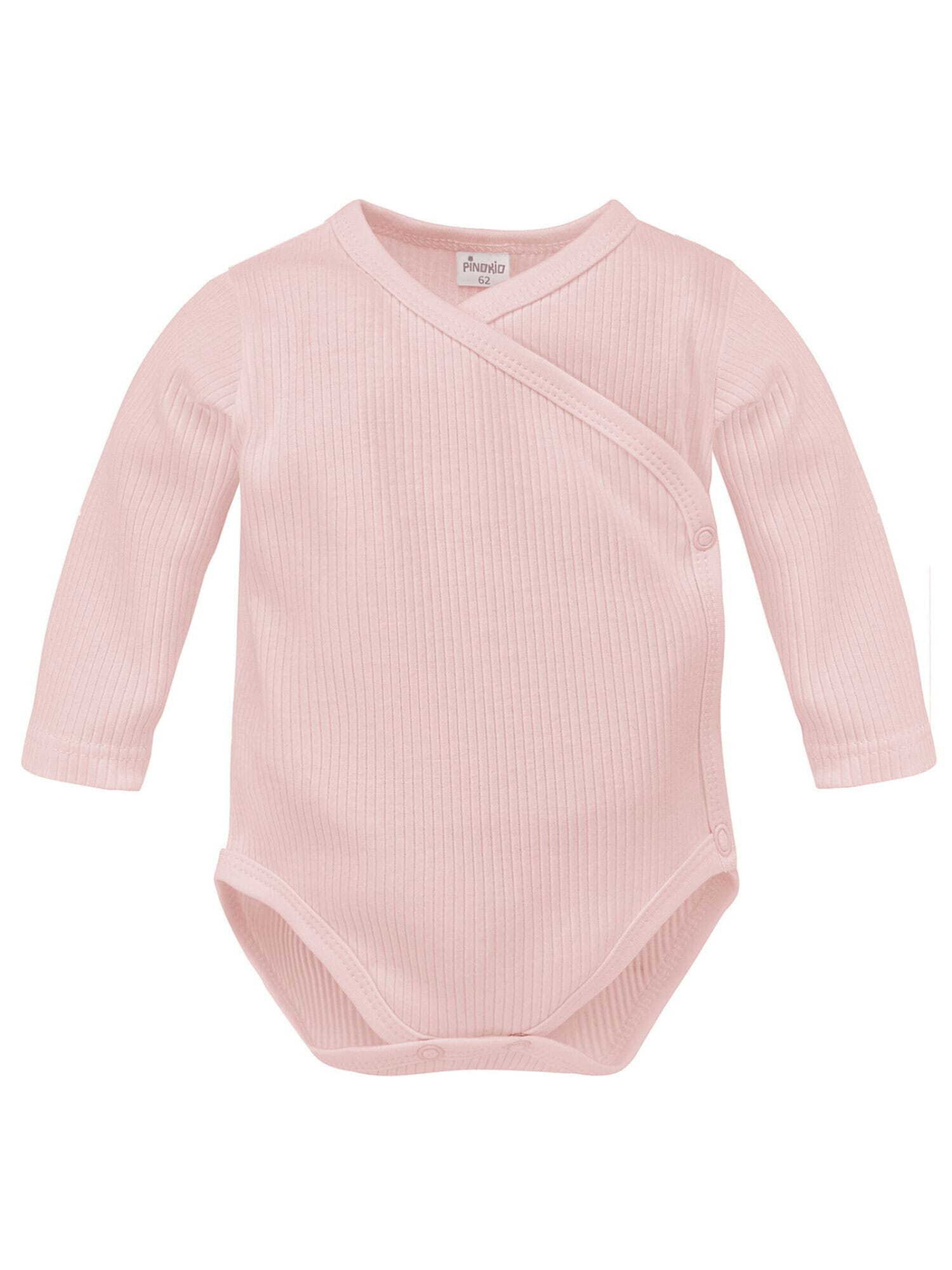 Pinokio Romper/bodysuit in Pink: front