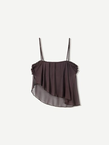 Bershka Toppi värissä ruskea