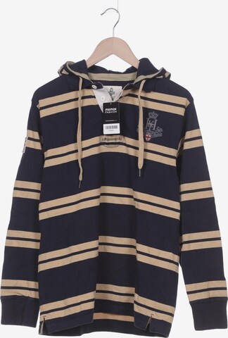 Hackett London Sweatshirt & Zip-Up Hoodie in M in Blue: front