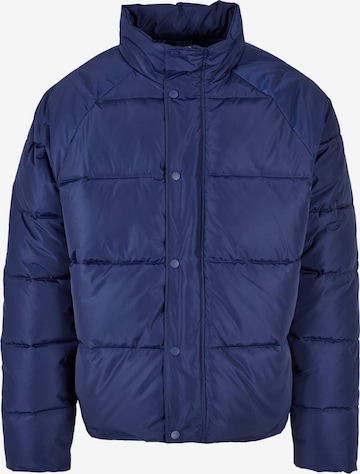 Urban Classics Winter jacket in Blue: front