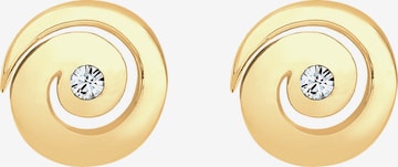 ELLI Earrings 'Spirale' in Gold: front