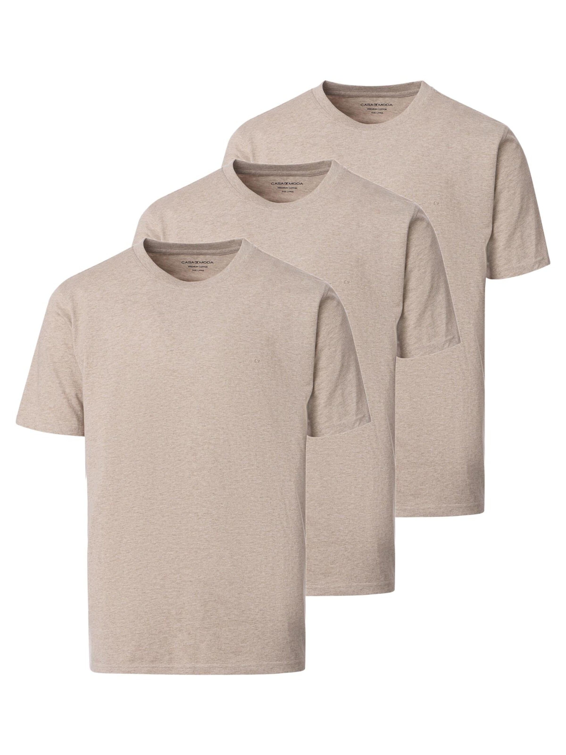 CASAMODA Shirt 'Basic'‌‌‌‌‌‌ in Beige: Vorderseite