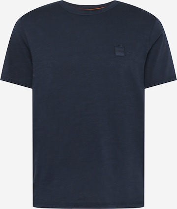 T-Shirt 'Tegood' BOSS Orange en bleu : devant