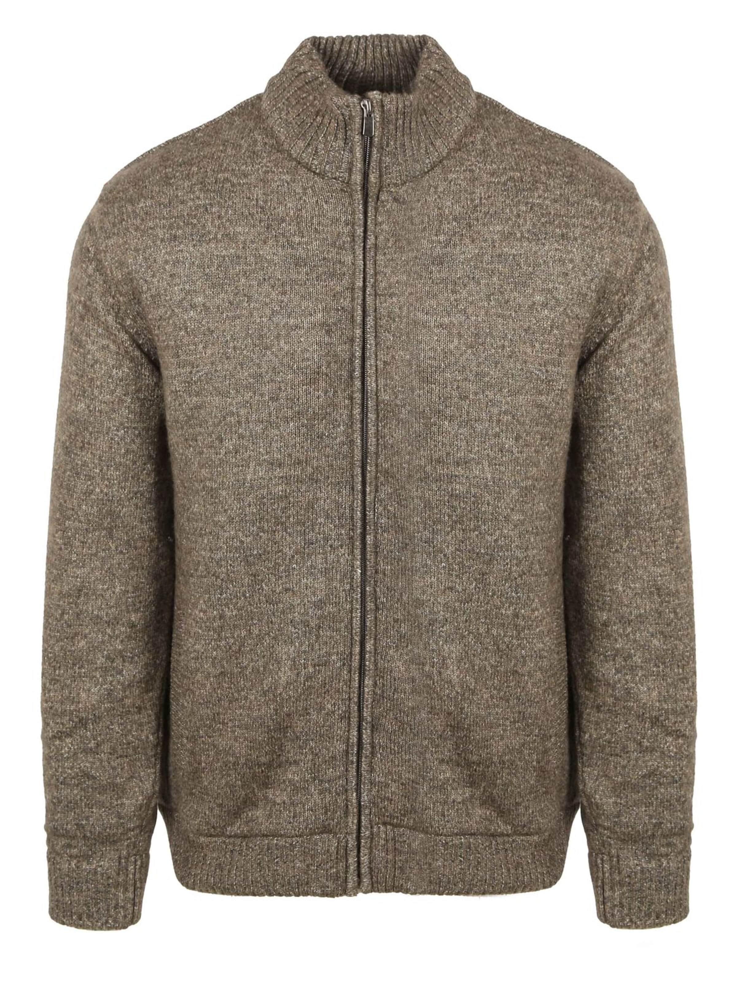 Steppin' out Strickjacke in Grün: Vorderseite