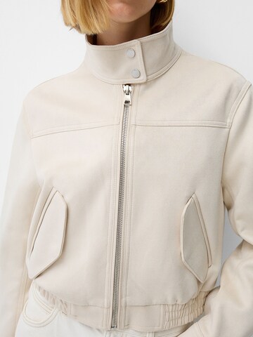 Veste mi-saison Bershka en beige