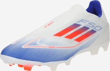 ADIDAS PERFORMANCE Soccer Cleats 'F50 League' in White: front