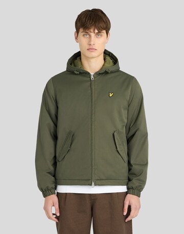Lyle & Scott Tussenjas in Groen: voorkant