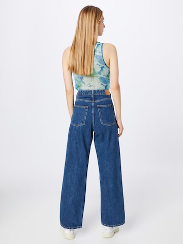 Monki Wide Leg Jeans in Blau