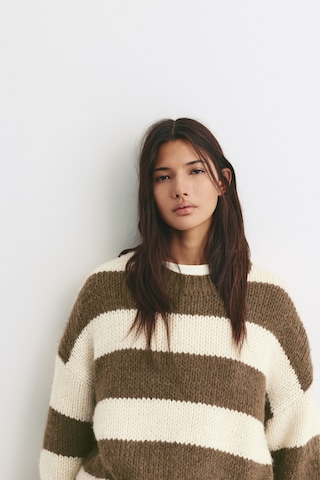 Pull&Bear Pulóver 'PACIFIC' - barna