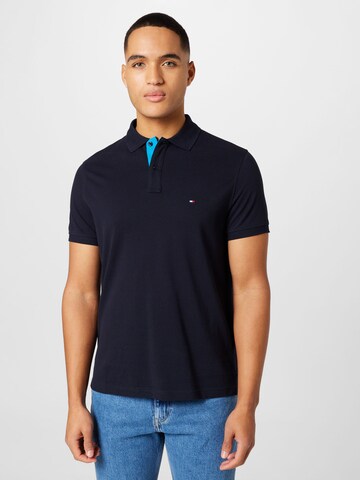 TOMMY HILFIGER - Camisa em azul: frente