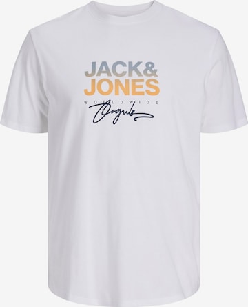 Jack & Jones Plus Shirt 'JORCanggu' in White: front