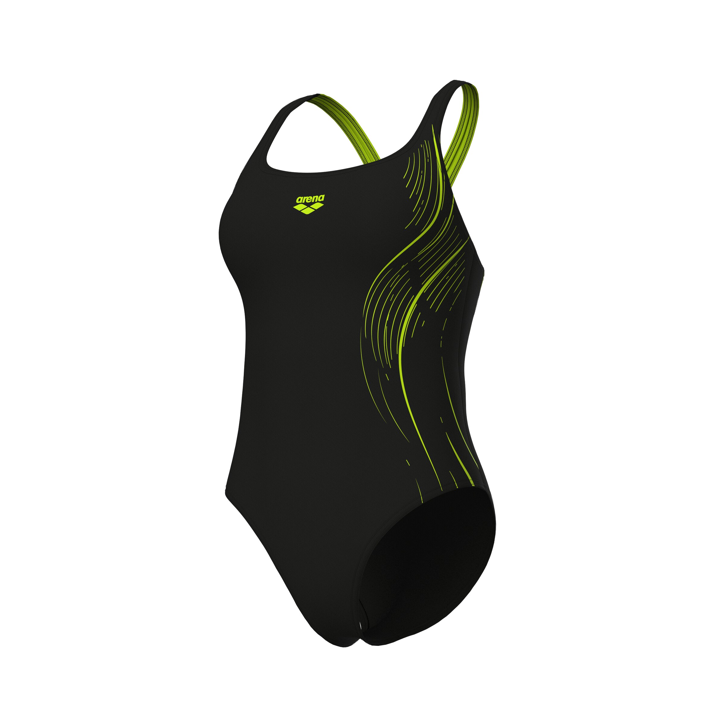 ARENA Bralette Active Swimsuit in Black