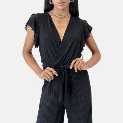 Tuta jumpsuit in XS-XL Elara di colore nero, Visualizzazione prodotti