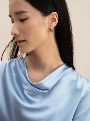 Lilysilk Blouse 'Puli-Oberteil' in Blauw