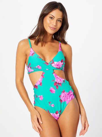 Seafolly - Fato de banho em verde: frente