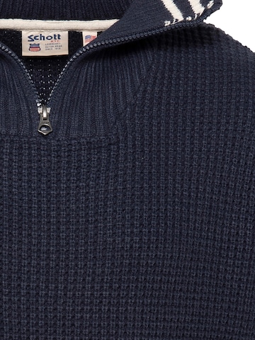 Pull-over Schott NYC en bleu
