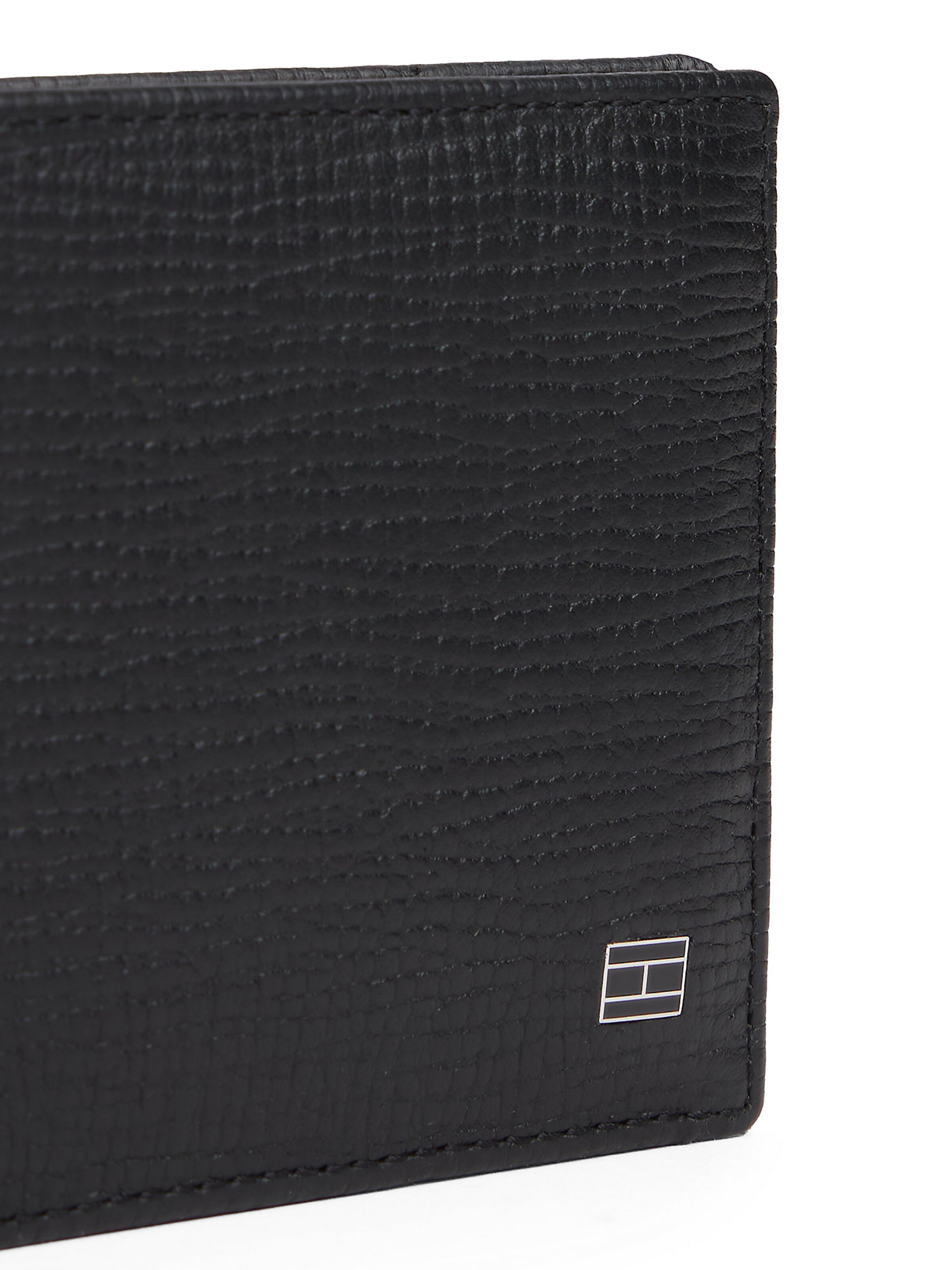 Porte-monnaies 'Bifold' TOMMY HILFIGER en noir