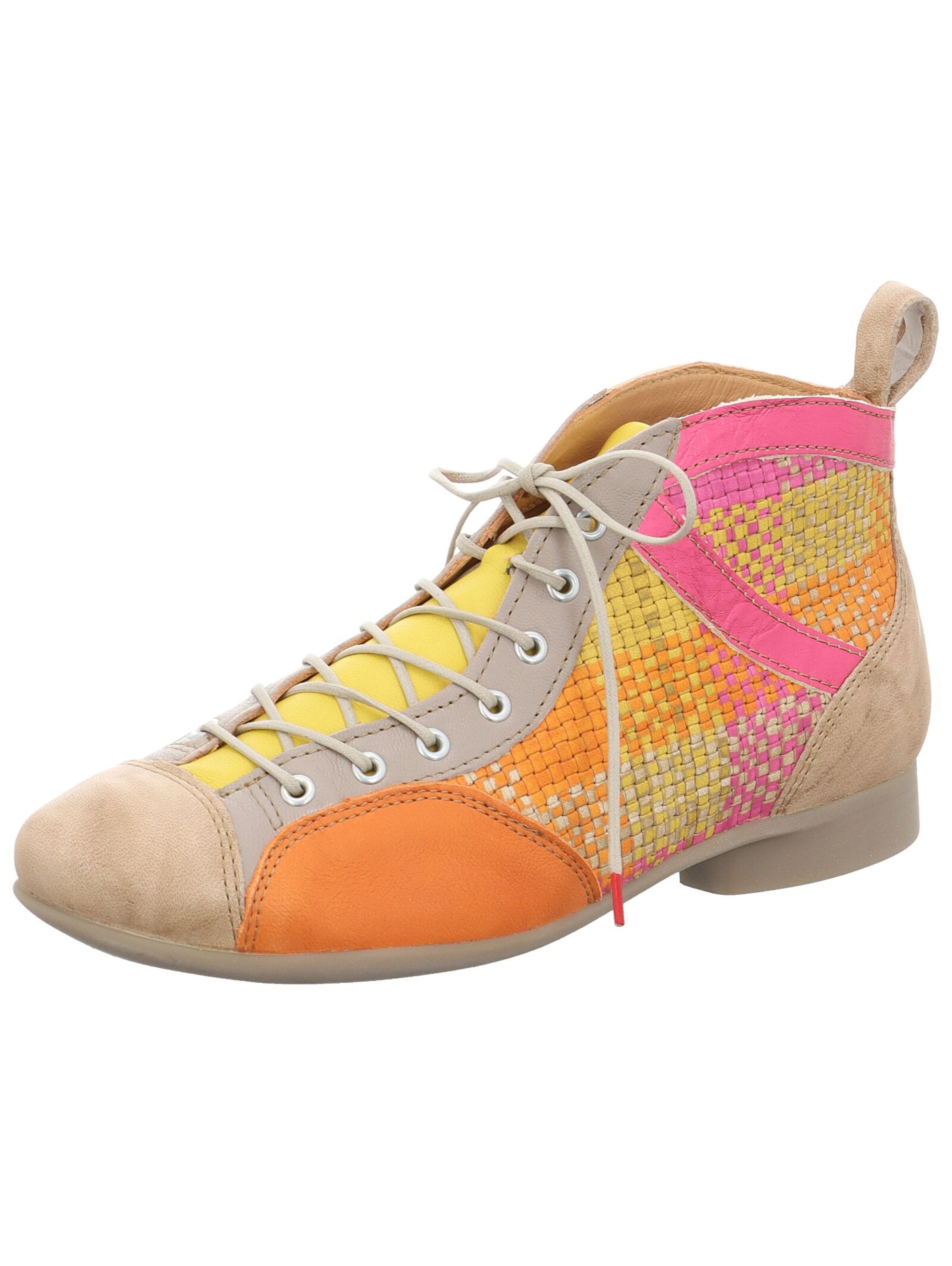 THINK! Schnürstiefelette in Beige: Vorderseite