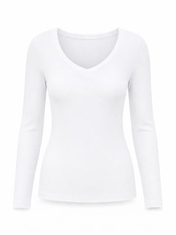 AOTTORI Shirt in Weiß: Vorderseite