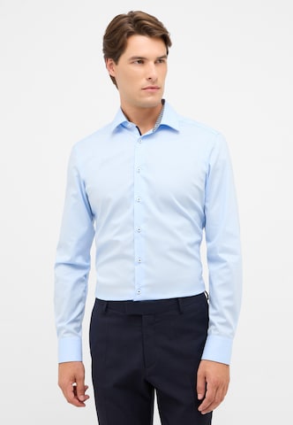 ETERNA Slim fit Business shirt in Blue: front
