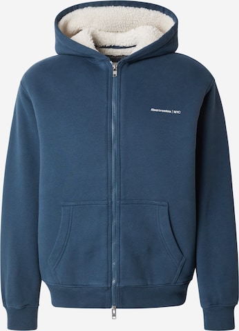 Abercrombie Fitch Zip Up Hoodie in Navy ABOUT YOU